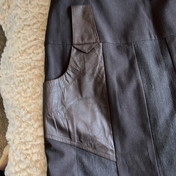 Dark brown long skirt - Picture 5 of 6